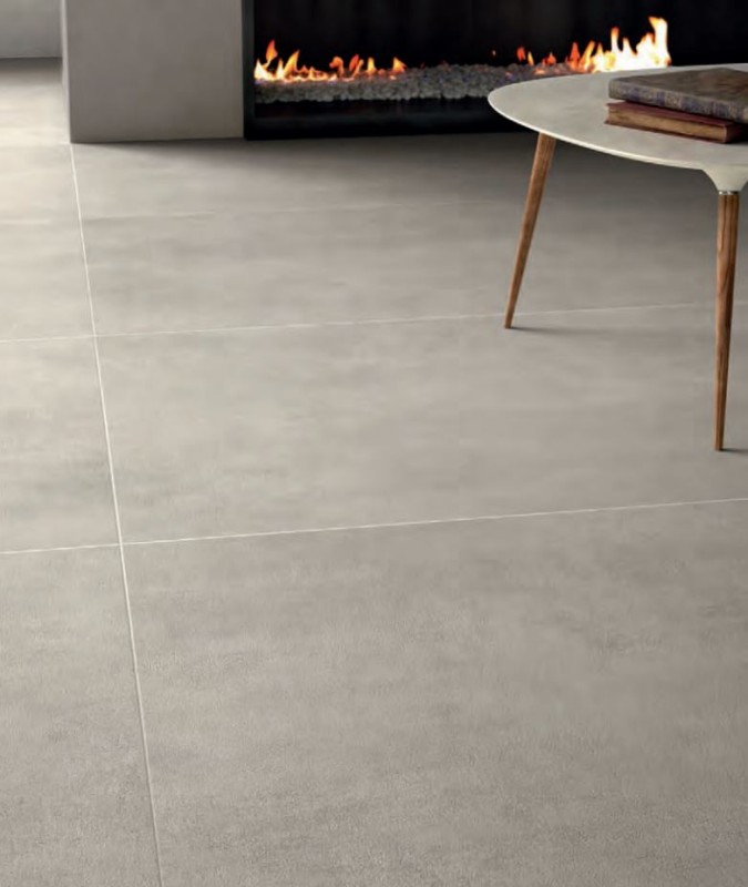 Płytki jasno - szare beton Casalgrande Padana Beton Perl 37,5x75,5 38019