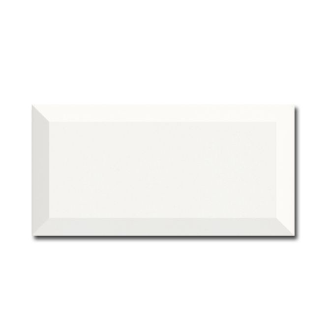 Fabresa Bevelled Blanco Mate Biselado 10x20 płytka ścienna 159059
