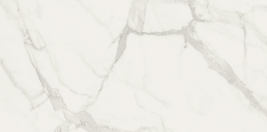 Gres imitujący marmur biało- szary Fioranese Marmorea Marmorea Bianco Statuario Połysk 75x150
