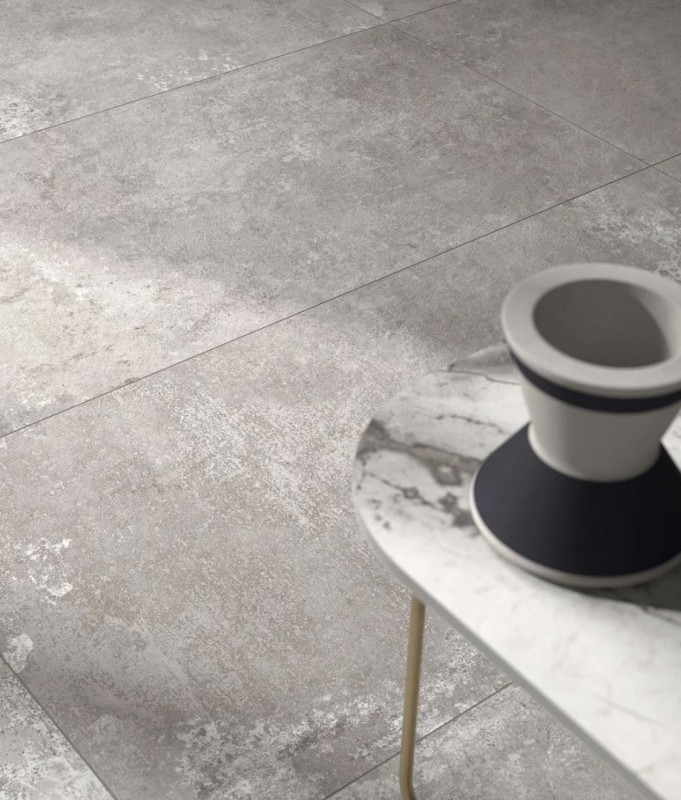 Płytki podłogowe beton kamień szary ABK Ghost Grey Ret 30x60 88342