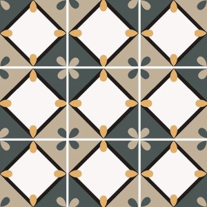 Equipe Bauhome Korolla Cold 20x20 płytki patchwork gresowe