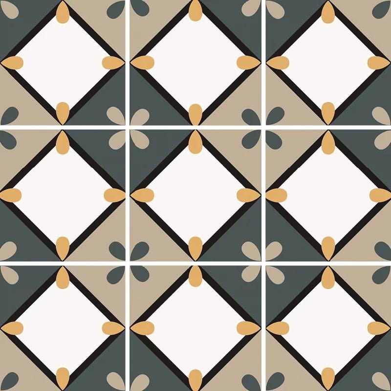 Equipe Bauhome Korolla Cold 20x20 płytki patchwork gresowe 126902
