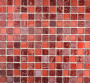 Mozaika mix kamień szkło mały kwadrat czerwony Metropol MM 1200 32,7 x 30,2 80307