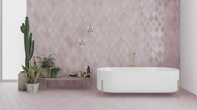 WOW Flow Diamond Old Rose 14x24 płytka gresowa 165964