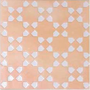 WOW Bejmat Decor Biscuit White 15x15 płytka gresowa dekoracyjna