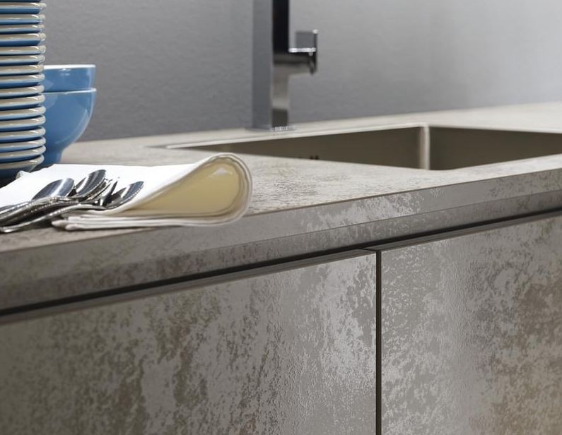 Płytki Duże beż cienkie perla metalizowane Laminam Oxide Perla 5 100x300 48919