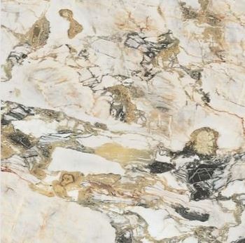 Płytki podłogowe marmur biały złota żyła Florim Rex Etoile de Rex Étoile Symphonie Mat 120x120 95907