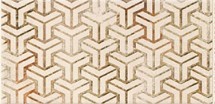 Płytki łazienkowe wrzoryste Mainzu Ravena Dekor Fabio Natural 10x20