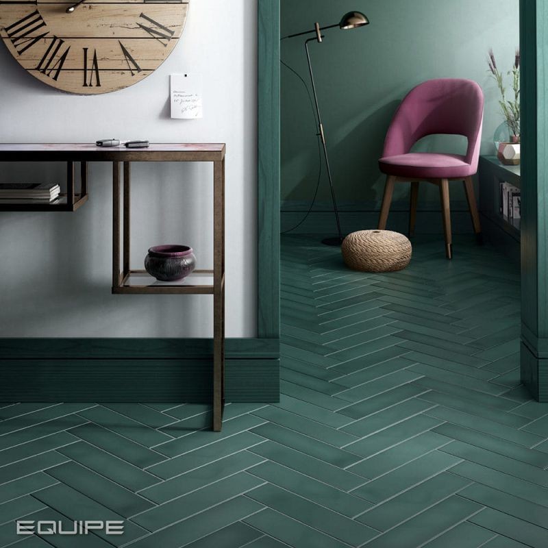 Equipe Stromboli Viridian Green 9,2x36,8 płytka jodełka 128474