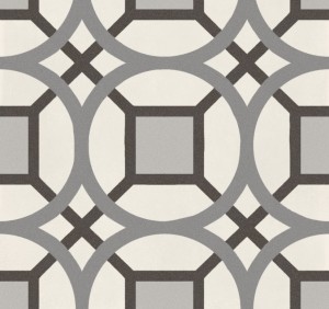 Płytki gresowe dekor wzoór geometryczny braz bez granat Marazzi D segni Tapeto Macro Dekor M0UD 20x20
