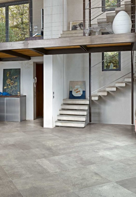 Płytki podłogowe beton przetarty szare Florim Floor Gres Rawtech Raw- Dust natur 80x180 94711