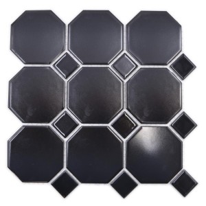 Mozaika czarny oktagon Metropol MM 1524 30,0 x 30,0