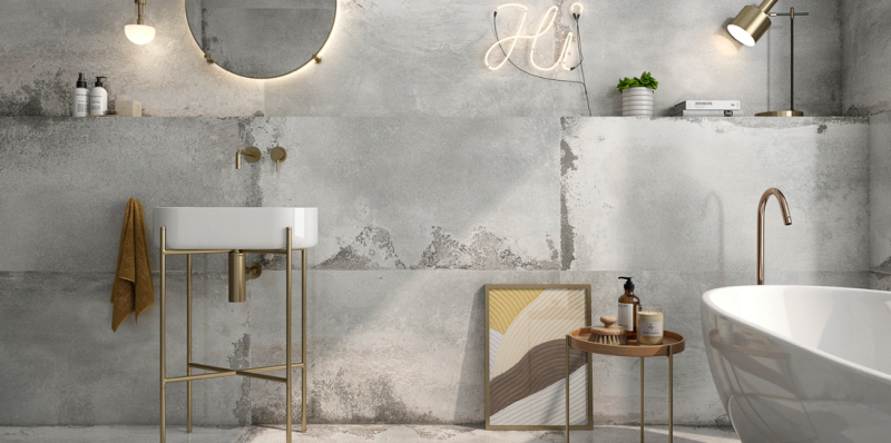 Geotiles Galio Blanco Lappato 60x120 płytka gresowa metalizowana 166415