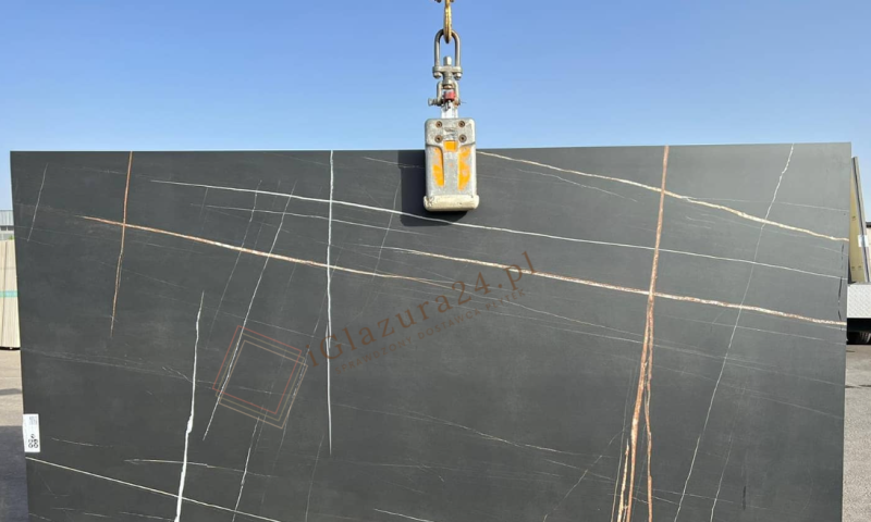 Blat kuchenny marmur czarny Florim Marble Sahara Noir Mat 160x320 12mm 166926