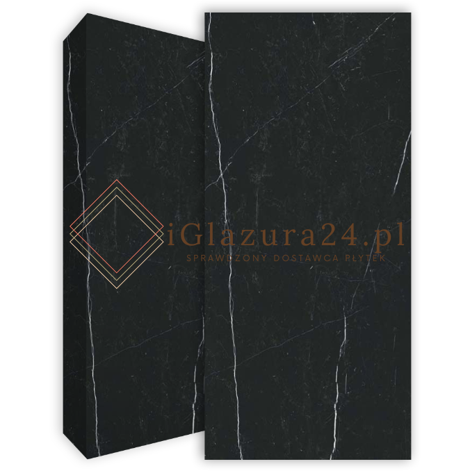 Blat kuchenny marmur czarny biały braz Florim Marble Marquinia Gloss 160x320 12mm 166942