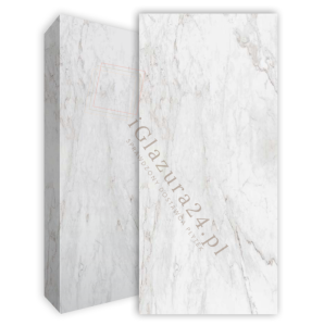 Blat kuchenny białe beż szare Florim Marble Calacatta Gloss 160x320 12mm