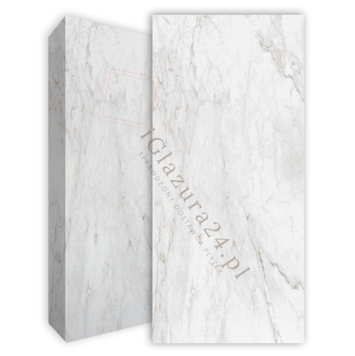 Blat kuchenny białe beż szare Florim Marble Calacatta Mat 160x320 12mm 167003