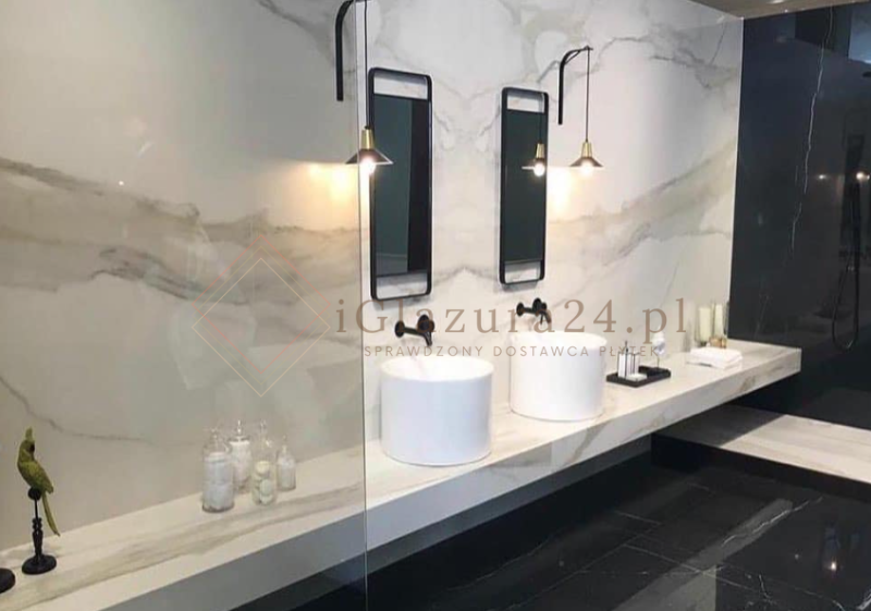 Spiek Blat kuchenny marmur biały beż szare Florim Marble Calacatta Gold Mat 160x320 12mm 167008