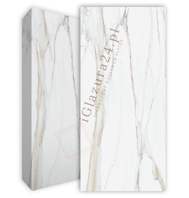 Spiek Blat kuchenny marmur biały beż szare Florim Marble Calacatta Gold Mat 160x320 12mm 167009