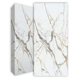 Spieki kwarcowe białe beż Florim Marble Eternal Gold Mat 160x320 12mm