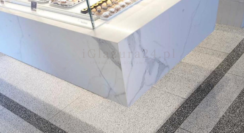 Blat kuchenny marmur biały Florim Marble Statuario Mat 160x320 12mm 167079