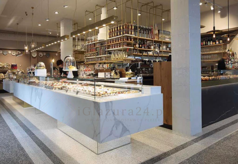 Blat kuchenny marmur biały Florim Marble Statuario Gloss 160x320 12mm 167090