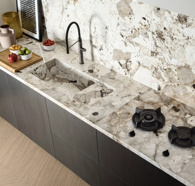 Blat kuchenny marmur beżowy Florim Marble Tundra Mat 160x320 12mm 167126