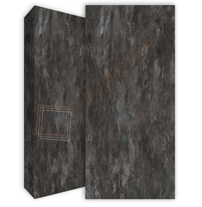 Spiek kwarcowy marmur ciemno szary perła Florim Stone Noir Mat 160x320 6mm 167177