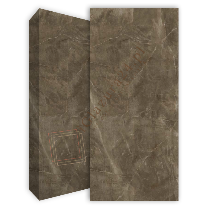 Spiek kwarcowy kamień brązowy Florim Stone Brown Mat 160x320 6mm 167190