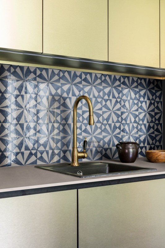 Marazzi Memoria Tappeto 5 Blu Lux 15x15 MANL płytki gresowe dekoracyjne 167547