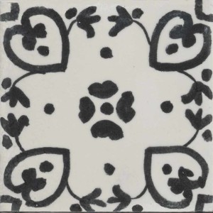 Marazzi Memoria Tappeto 2 Nero Lux 15x15 MANN płytki gresowe dekoracyjne
