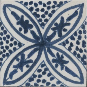 Marazzi Memoria Tappeto 3 Blu Lux 15x15 MANJ płytki gresowe dekoracyjne