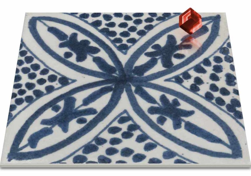 Marazzi Memoria Tappeto 3 Blu Lux 15x15 MANJ płytki gresowe dekoracyjne 167589