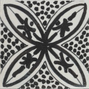 Marazzi Memoria Tappeto 3 Nero Lux 15x15 MANP płytki gresowe dekoracyjne