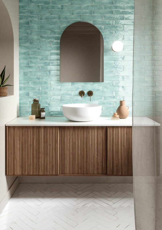 NovaBell Fusion Acquamarina FUS 625 6x25 cm płytki ścienne rustykalne  167776