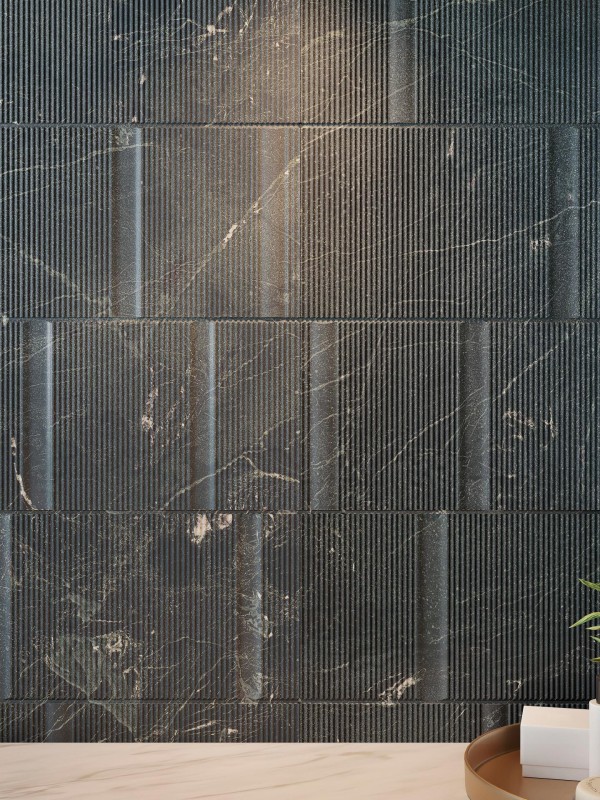 Porcelanosa Brooklyn Marquina 45x120 płytki ścienne imitujące marmur 167843