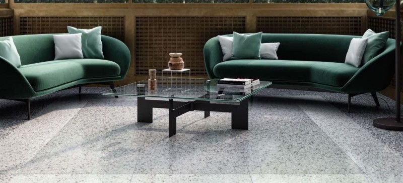 Casalgrande Padana Terrazzo Grey 60x60 płytki gresowe imitujące lastryko 167933