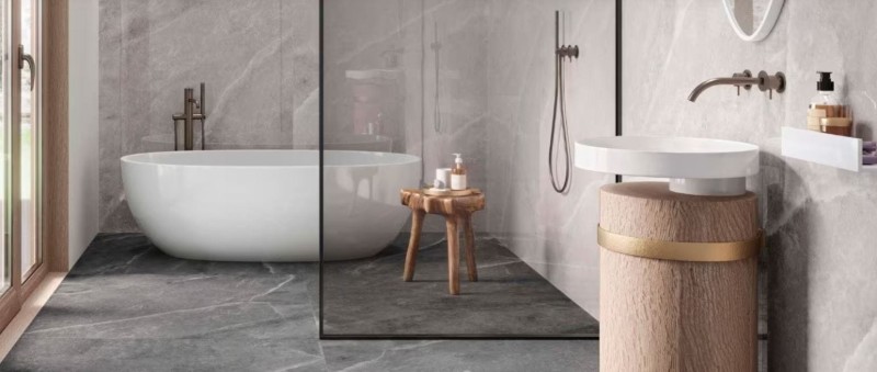 Casalgrande Padana Supreme Grey Mat 60X120 płytki gresowe imitujące kamień 9mm 168045