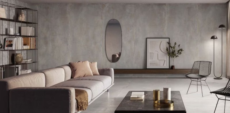 Spiek kwarcowy Casalgrande Padana Fusion Grey Mat 120x278 płytki efekt metalu 6mm 168158