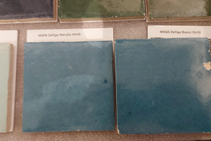 Płytki ciegielki niebieskie Marazzi Zellige Petrolio M5P6 10x10
