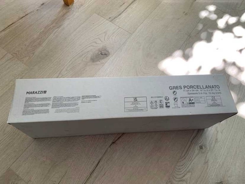 Płytki drewno francuska beż Marazzi treverksoul neutral chevron MOML 11x54 jodełka 168535