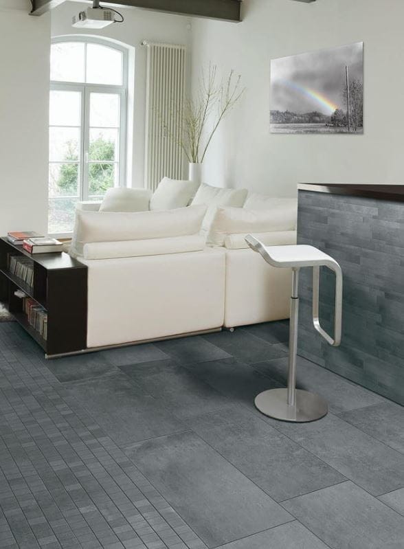 Cercom Gravity Dark Ret. 50x100 płytki gresowe imitujące beton 168547