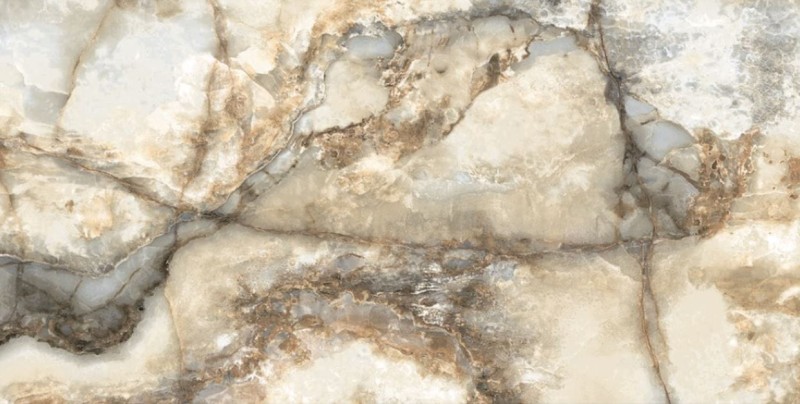 Gres podlogowy onyx brazowy Absolut Keramika Jaipur Amaranto 60x120 połysk 168596