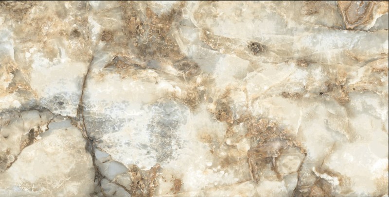 Gres podlogowy onyx brazowy Absolut Keramika Jaipur Amaranto 60x120 połysk 168599