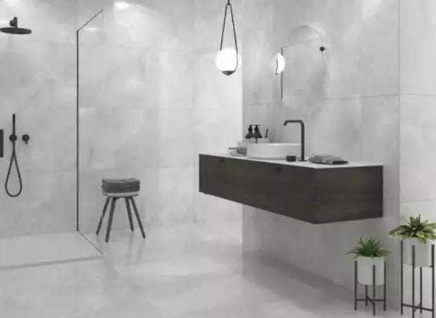 Gres podlogowy onyx szary  Absolut Keramika Axel Grey Lappato 60x120 168625