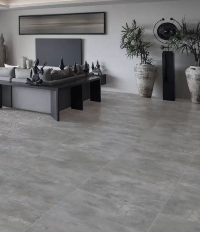 Gres szary beton Absolut Keramika Layen Mica 60,8x60,8 satyn 168687