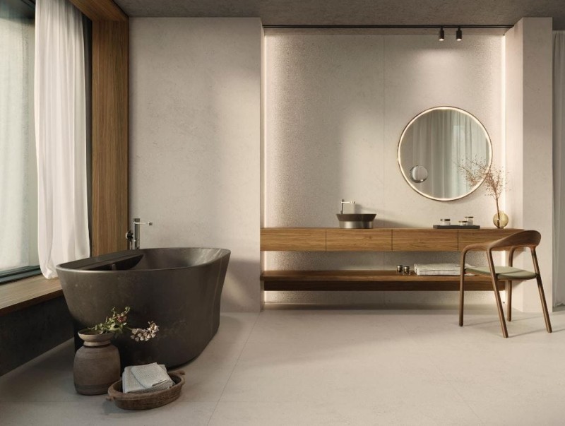 Kamień Spiekany beż  Porcelanosa Montreal White Texture 120x270 6mm 168856