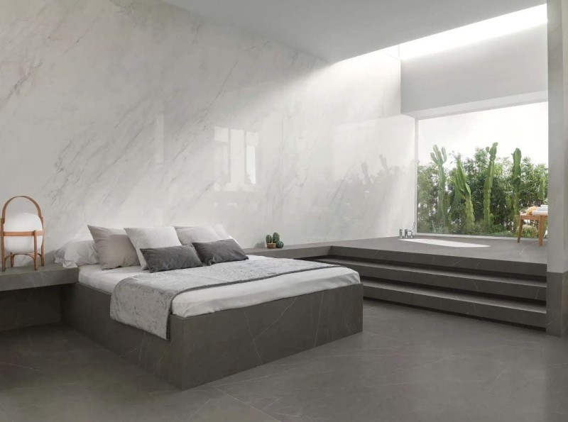 Spiek kwarcowy marmur biały beż Porcelanosa Glem White 120x270 Polished 6mm 168900