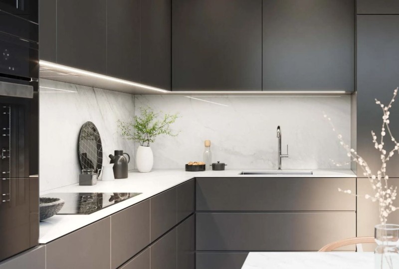 Spiek kwarcowy marmur biały beż Porcelanosa Glem White 120x270 Polished 6mm 168901