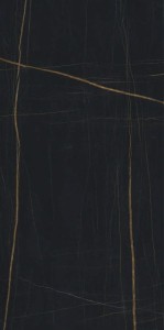 Spiek kwarcowy marmur czarny Porcelanosa Nylo Noir 120x270 6mm polysk